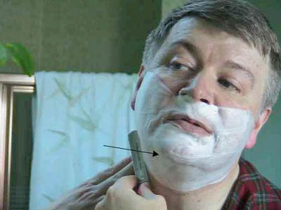 Бритье опасной бритвой